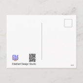 Common Yarrow & Grape Hyacint DIY Briefkaart (Achterkant)