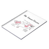 Commons eenhoorn-blocnote notitieboek (Linkerzijde)