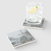 Commons, Little Compton, Rhode Island Stenen Onderzetter (Zijkant)