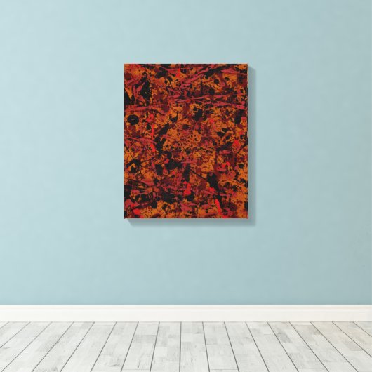 Commosie nr. 1 Abstract Canvas afdrukken (Insitu (Houten vloer))