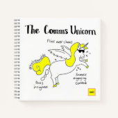 Comms Eenhoorn notitieblok Notitieboek (Voorkant)
