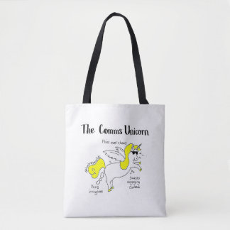 Comms Eenhoorn sticker Tote Bag