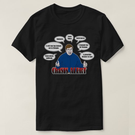 Communautair CRISISALERT T-shirt (Design voorkant)
