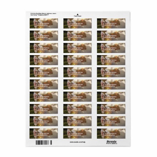 Communautaire mailinglabels etiket (Full Sheet)