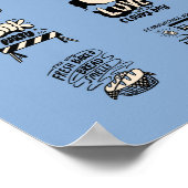 Communautaire steun Blue Poster (Hoek)