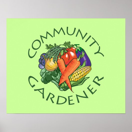 Communautaire tuinbouw poster (Voorkant)