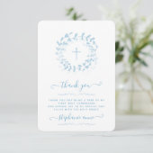 Communauté Blue Wreath en Cross Kaart (Staand voorkant)