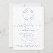 Communauté Blue Wreath en Cross Kaart (Voorkant)