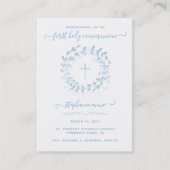 Communauté Blue Wreath en Cross Visitekaartje (Voorkant)