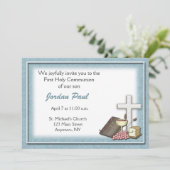 Communauteit Blauwe Uitnodiging (Staand voorkant)