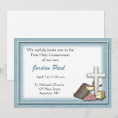 Communauteit Blauwe Uitnodiging (Voorkant / Achterkant)