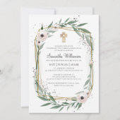 Communauteit voor haar moderne geometrische Floral Kaart (Voorkant)