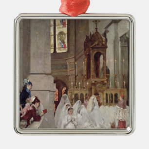 Commune in the Church of the Trinity, 1877 Metalen Ornament