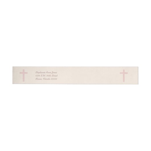 Communepastel Pink Cross (Individueel)