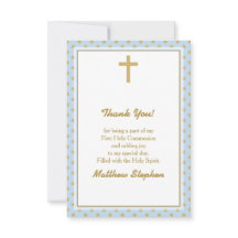 Communiblauw met goudpokkendots