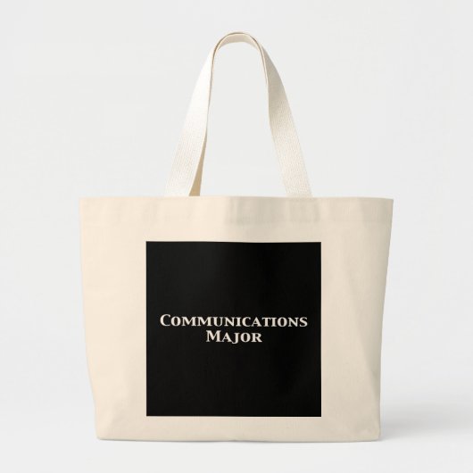Communicatie grote cadeaus grote tote bag (Voorkant)
