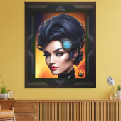 Communicatie ingenieur Evoratae Dinecatcious Canvas Afdruk (Insitu (Woonkamer))