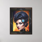 Communicatie ingenieur Evoratae Dinecatcious Canvas Afdruk (Voorkant)