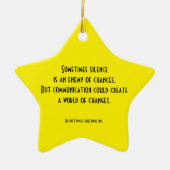 communicatie keramisch ornament (Voorkant)