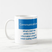 Communicatie-Mok Koffiemok (Links)