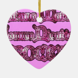 Communicatie Rocks Pink Hakuna Matata .png Keramisch Ornament