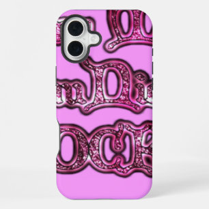 Communicatie Rotsen Roze Hakuna Matata .png iPhone 16 Plus Hoesje