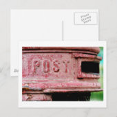 communicatie storing briefkaart (Voorkant / Achterkant)
