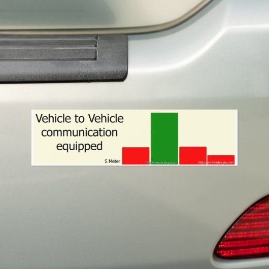 Communicatie tussen drivers en drivers bumpersticker (Op auto)