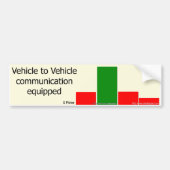 Communicatie tussen drivers en drivers bumpersticker (Voorkant)