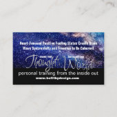 Communicatie van hart en hersenen visitekaartje (Voorkant)