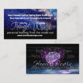 Communicatie van hart en hersenen visitekaartje (Voorkant / Achterkant)