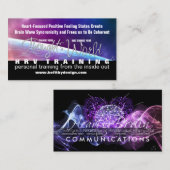 Communicatie van hart en hersenen visitekaartje (Voorkant / Achterkant)