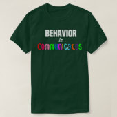 Communicatie van het gedrag Neurodiversiteit is pr T-shirt (Design voorkant)