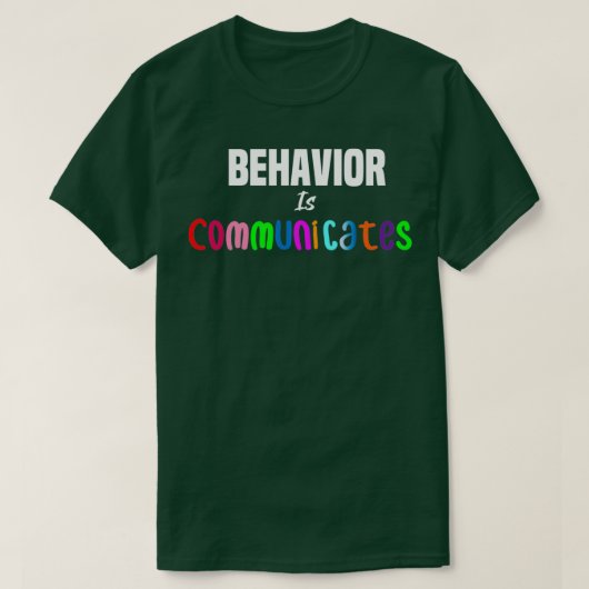 Communicatie van het gedrag Neurodiversiteit is pr T-shirt (Design voorkant)