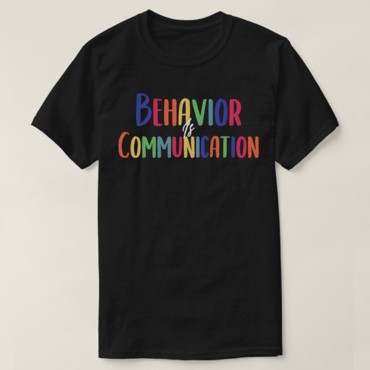 Communicatie van het gedrag Neurodiversiteit is pr T-shirt (Design voorkant)