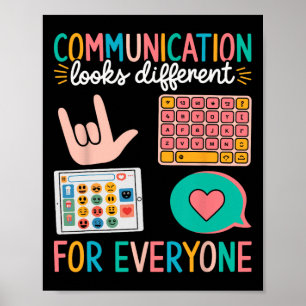 Communicatie Ziet Er Voor Iedereen Anders Uit Auti Poster