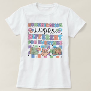 Communicatie ziet er voor iedereen anders uit t-shirt