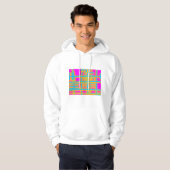 "Communicatielijnen" Abstract - Gepersonaliseerd Hoodie (Voorkant volledig)