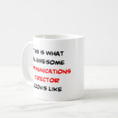 communicatiemanager, geweldige koffiemok (Voorkant links)