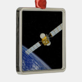 Communicatiesatelliet Metalen Ornament (Rechts)