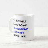 communicatiespecialist, geweldige koffiemok (Voorkant links)