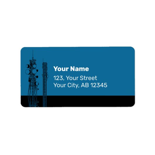 Communicatietoren Etiket (Voorkant)