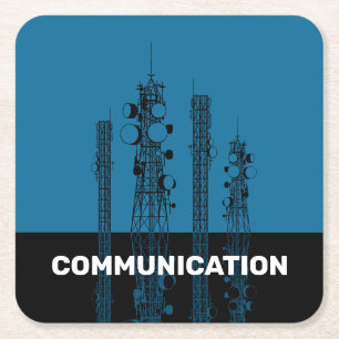 Communicatietoren Kartonnen Onderzetters