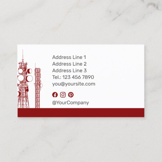 Communicatietoren Visitekaartje (Achterkant)