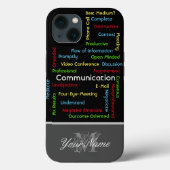 Communicatievoorwaarden voor projectmanagers Case-Mate iPhone case (Achterkant)