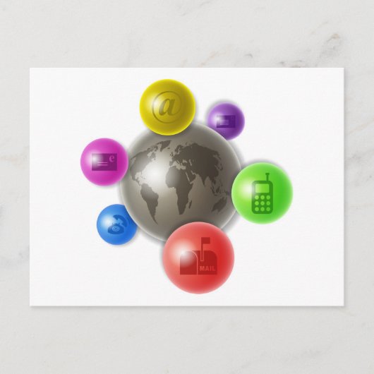 Communicatiewereld Briefkaart (Voorkant)