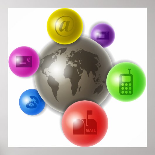 Communicatiewereld Poster (Voorkant)