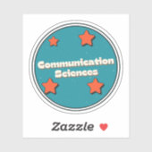 communicatiewetenschappen sticker (Vel)