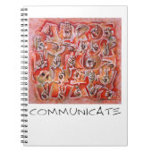 Communiceer gebarentaal notebook notitieboek (Voorkant)