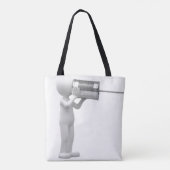 Communiceren Tote Bag (Achterkant)